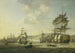 Angielsko-holenderska flota w zatoce Algier wspierająca ultimatum w celu uwolnienia chrześcijańskich niewolników, 26 sierpnia 1816 - Nicolaas Baur — widok dzieła