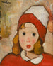 Portret młodej dziewczyny - Nicolae Tonitza — widok dzieła