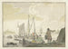 Widok na rzekę z łodziami - Nicolaes Aartman — widok dzieła