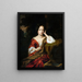 Portret kobiety - Nicolaes Maes — oprawiony obraz na ścianie