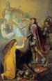 Christian III ratujący Danię - Nicolai Abildgaard — widok dzieła