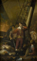 Christian IV na pokładzie swojego okrętu flagowego Trinité - Nicolai Abildgaard — widok dzieła