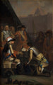 Magnus Stenbock oddaje fortecę Tönningen Frederikowi IV w 1714 roku - Nicolai Abildgaard — widok dzieła
