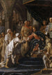 Święty Ludwik przyjmujący posłańców od Starego z Góry - Nicolas-Guy Brenet — widok dzieła
