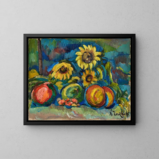 Nicolas Alexandrovitch Tarkhoff - Nature morte aux fruits et au tournesol.webp