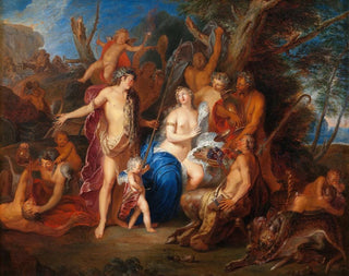 Bacchus i Ariadna - Nicolas Bertin — widok dzieła