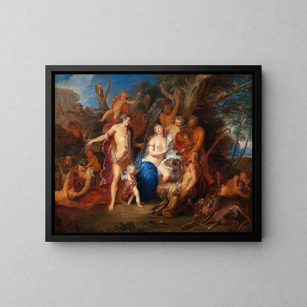 Bacchus i Ariadna - Nicolas Bertin — oprawiony obraz na ścianie