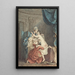 Le Bain - Nicolas François Regnault — oprawiony obraz na ścianie