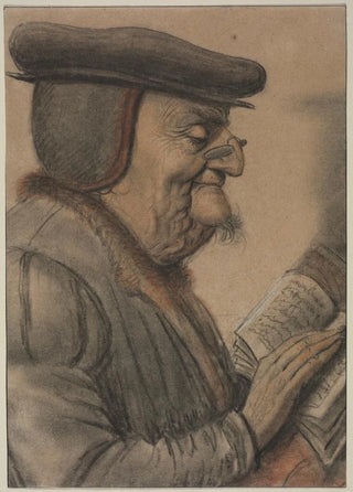 Nicolas Lagneau - Elderly Man Reading a Book.webp