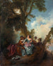 Deklaracja miłości - Nicolas Lancret — widok dzieła