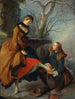 Fixation du patin - Nicolas Lancret — widok dzieła