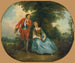 Bergère endormie - Nicolas Lancret — widok dzieła