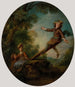 La balançoire - Nicolas Lancret — widok dzieła
