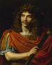 Molière 1622-1673 w roli Cezara z "Śmierci Pompei" - Nicolas Mignard — widok dzieła