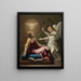 Zwiastowania - Nicolas Poussin — oprawiony obraz na ścianie