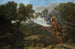 Orion ślepy szukający wschodzącego słońca - Nicolas Poussin — widok dzieła