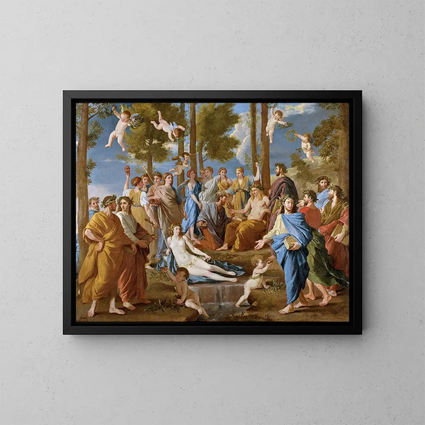 Le Parnasse - Nicolas Poussin — oprawiony obraz na ścianie