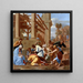 Uczta Trzech Króli - Nicolas Poussin — oprawiony obraz na ścianie