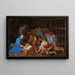 Uczczenie pasterzy - Nicolas Poussin — oprawiony obraz na ścianie