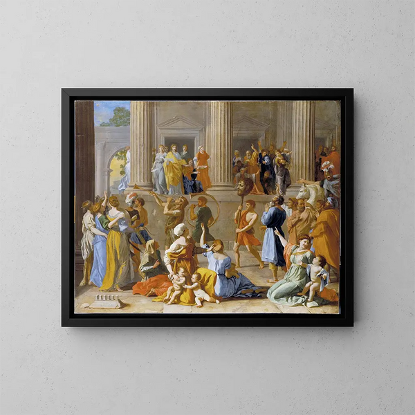 Le Triomphe de David - Nicolas Poussin — oprawiony obraz na ścianie