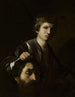 Dawida z głową Goliata - Nicolas Tournier — widok dzieła