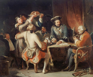 Nicolas Toussaint Charlet - Partie de cartes.webp