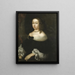 Hedvig Eleonora 1636-1715 Królowa Szwecji - Nicolas Vallar — oprawiony obraz na ścianie