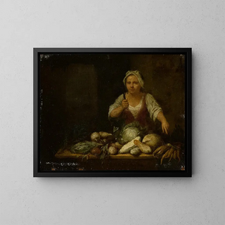 Nicolas Walraven van Haeften - Cook Cleaning Vegetables.webp