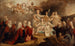 Alegoria zaręczyn Ludwika XV z infantką Marią Anną Wiktorią Hiszpańską, 1722 - Nicolas de Largillière — widok dzieła
