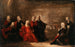 Alegoria zaręczyn Ludwika XV z infantką Marią-Anne-Victoire z Hiszpanii - Nicolas de Largillière — widok dzieła