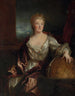 Portret Gabrielle-Émilie Le Tonnelier de Breteuil Marquise du Châtelet - Nicolas de Largillière — widok dzieła