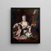 Portret Marie-Louise-Élisabeth d'Orléans, księżnej z Berry 1695-1719 - Nicolas de Largillière — oprawiony obraz na ścianie