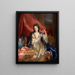 Portret kobiety - Nicolas de Largillière — oprawiony obraz na ścianie
