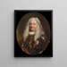 Portret generała Bardo Bardi Magalotti - Nicolas de Largillière — oprawiony obraz na ścianie
