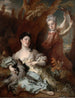 Portret hrabiny de Montsoreau i jej siostry w Dianie oraz służebnej - Nicolas de Largillière — widok dzieła