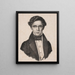 G. J. Schaarup - Niels Christian Kierkegaard — oprawiony obraz na ścianie