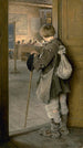 Na drzwiach szkoły - Nikolai Bogdanov-Belsky — widok dzieła