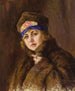 Portret kobiety - Nikolai Ivanovich Kravchenko — widok dzieła
