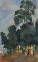 Nad brzegiem stawu - Nikolai Mikhailovich Grigoriev — widok dzieła