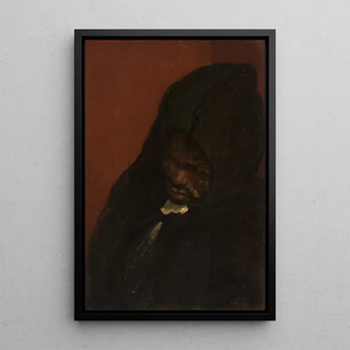 Nikolaos Gyzis - Head of a hooded monk.webp
