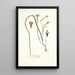 Iris tricuspis - Nikolaus Joseph Freiherr von Jacquin — oprawiony obraz na ścianie
