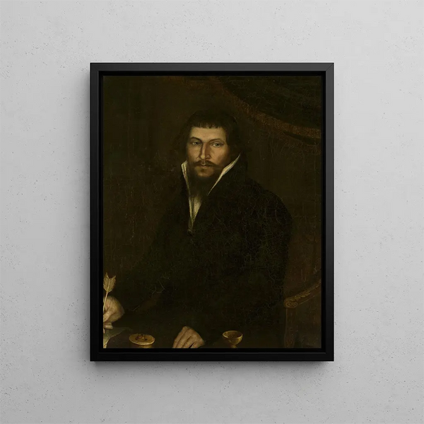 Nikolay Argunov - Portrait Of A Man With A Goose Quill In His Hand.webp