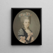 Brita Charlotte Wattrang 1775–1850 - Nils Schillmark — oprawiony obraz na ścianie