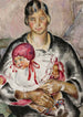Matka z dzieckiem - Nina Aleksandrowicz — widok dzieła