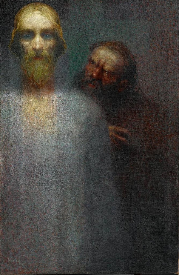 La trahison du Christ - Noel Quintavalle — oprawiony obraz na ścianie