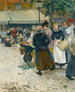 Le Marché des Halles Paris - Norbert Goeneutte — widok dzieła