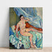 Reprodukcja obrazu siedzący przy brzegu łóżka - Suzanne Valadon