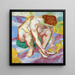 Nu z kotem - Franz Marc — oprawiony obraz na ścianie