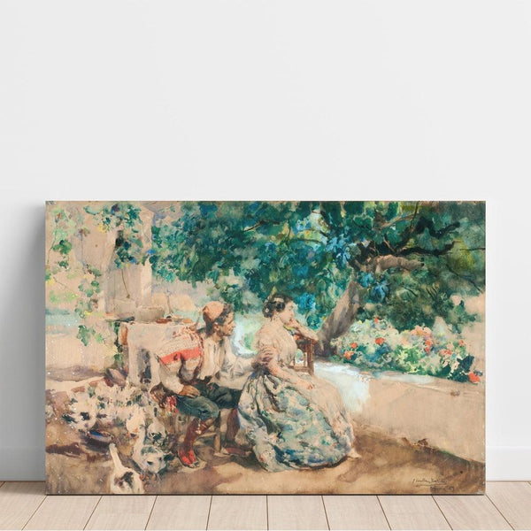 Reprodukcja obrazu Letni chmury - Joaquín Sorolla