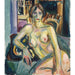 Reprodukcja obrazu Akt, siedzący na kanapie - Edvard Munch